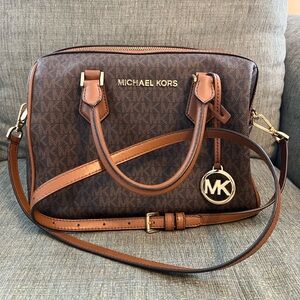 Michael Kors Brown Leather Handbag